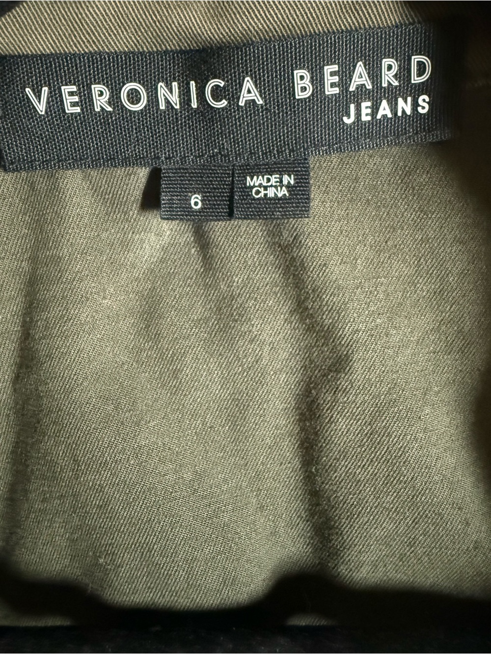 Veronica Beard Olive Green Utility Dress - Picture 3 of 4